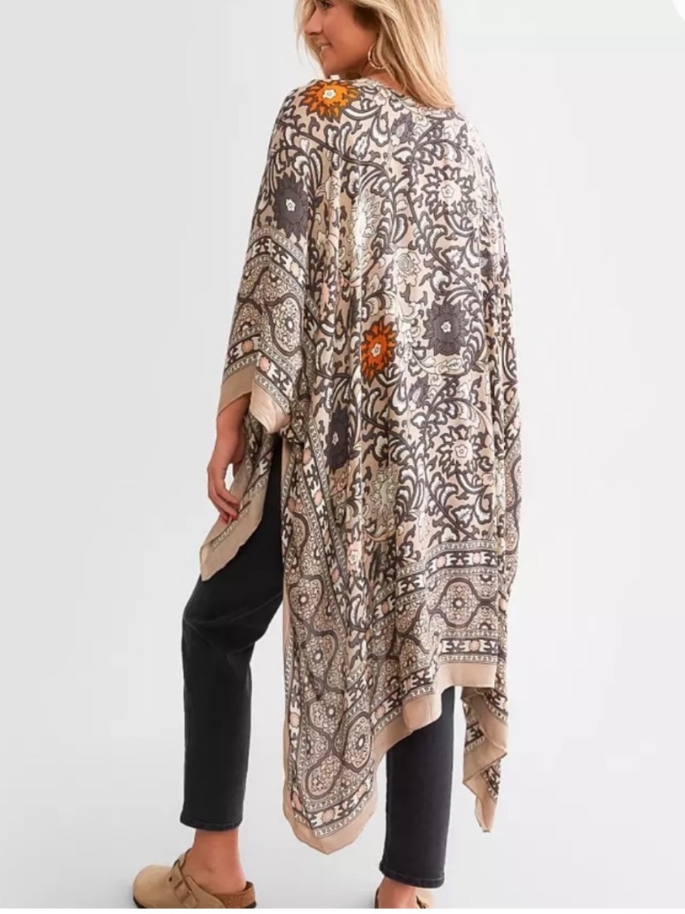 NEW free people intimately magic dance kimono mushroom one size